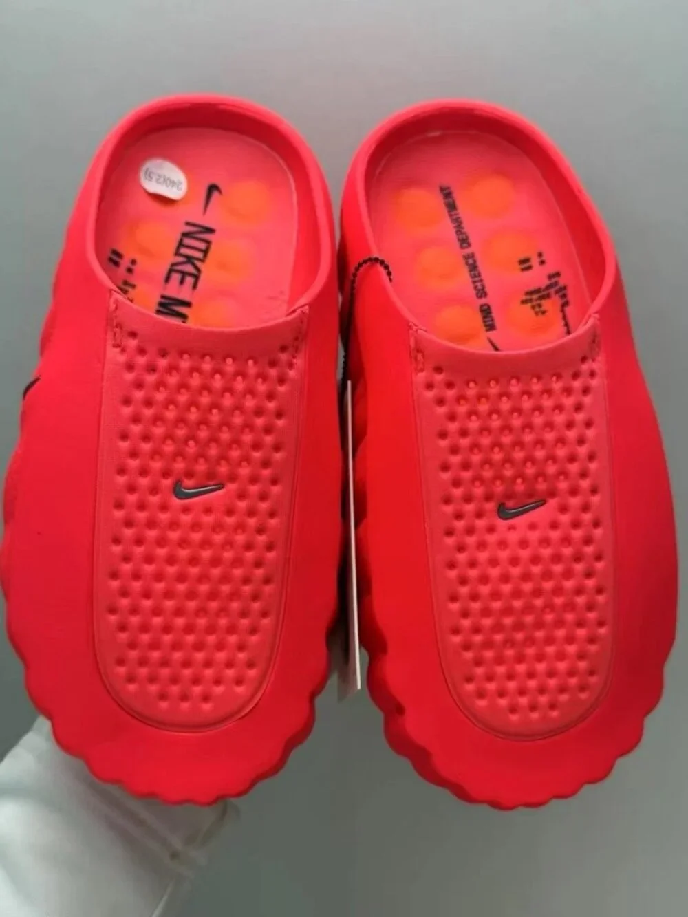 Nike Mind 001 Red Slide Sandals